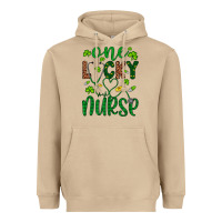Mushroom Leopard Glitter One Lucky Nurse Heavyweight Hoodie - Artiststas
