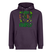 Plum Leopard Glitter One Lucky Nurse Heavyweight Hoodie - Artiststas