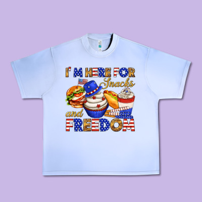 Urban Heavy Tee i m here for snacks and freedom