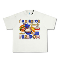 Pistachio i m here for snacks and freedom Urban Heavy Tee - texasbilliewilder