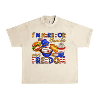 Sandshell i m here for snacks and freedom Urban Heavy Tee - texasbilliewilder