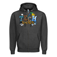 Charcoal Heather tech teacher Zipper Hoodie - AdoDesignShop