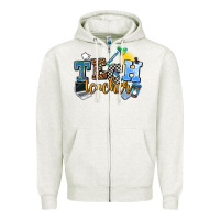 Oatmeal Heather tech teacher Zipper Hoodie - AdoDesignShop