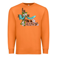 Carrot he is risen cross Premium Sweatshirt - BarkalooDesign