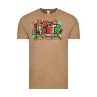 Vintage Coffee christmas lights are my favorite color Vintage Tee - Zillion Design Studio