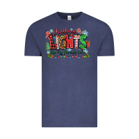 Vintage Denim christmas lights are my favorite color Vintage Tee - Zillion Design Studio
