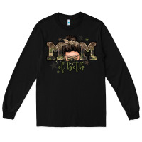 Black mom of both boys messy bun Long Sleeve Tee - Zillion Design Studio