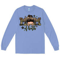 Colony Blue mom of both boys messy bun Long Sleeve Tee - Zillion Design Studio