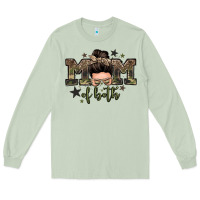 Matcha mom of both boys messy bun Long Sleeve Tee - Zillion Design Studio