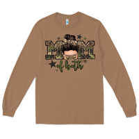 Toasted Coconut mom of both boys messy bun Long Sleeve Tee - Zillion Design Studio