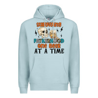 Blue Mist surviving fatherhood one beer at a time Premium Hoodie - MaliasSmallBusiness