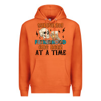 Carrot surviving fatherhood one beer at a time Premium Hoodie - MaliasSmallBusiness