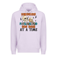 Lilac surviving fatherhood one beer at a time Premium Hoodie - MaliasSmallBusiness