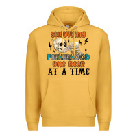 Mustard surviving fatherhood one beer at a time Premium Hoodie - MaliasSmallBusiness