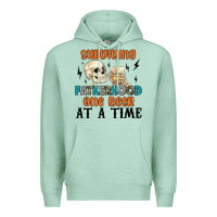 Seafoam surviving fatherhood one beer at a time Premium Hoodie - MaliasSmallBusiness