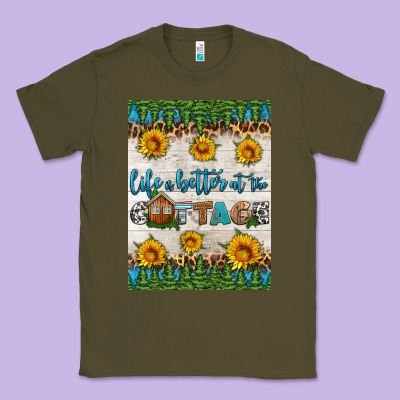 Life Is Better At The Cottage Air Freshener Classic Tee Designed By Hra Design Shop