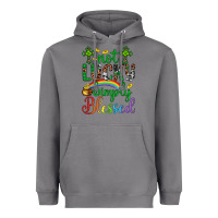 Storm Western St. Patrick's Day Cross Not Lucky Simply Blessed Heavyweight Hoodie - Artiststas