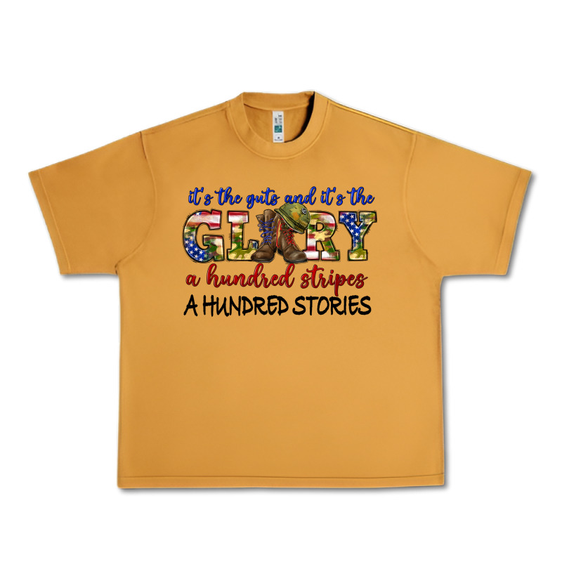 Its The Guts And Its The Glory A Hundred Stripes Urban Heavy Tee by texasbilliewilder | Teevron