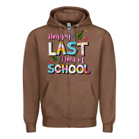 Chestnut happy last day of school Zipper Hoodie - JahusDesignShop