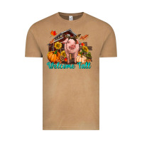 Vintage Camel Welcome fall pig Vintage Tee - RanaPortraitStore