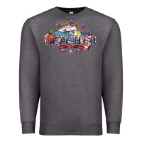 Charcoal Heather american teacher Premium Sweatshirt - NancyCooperArtShop