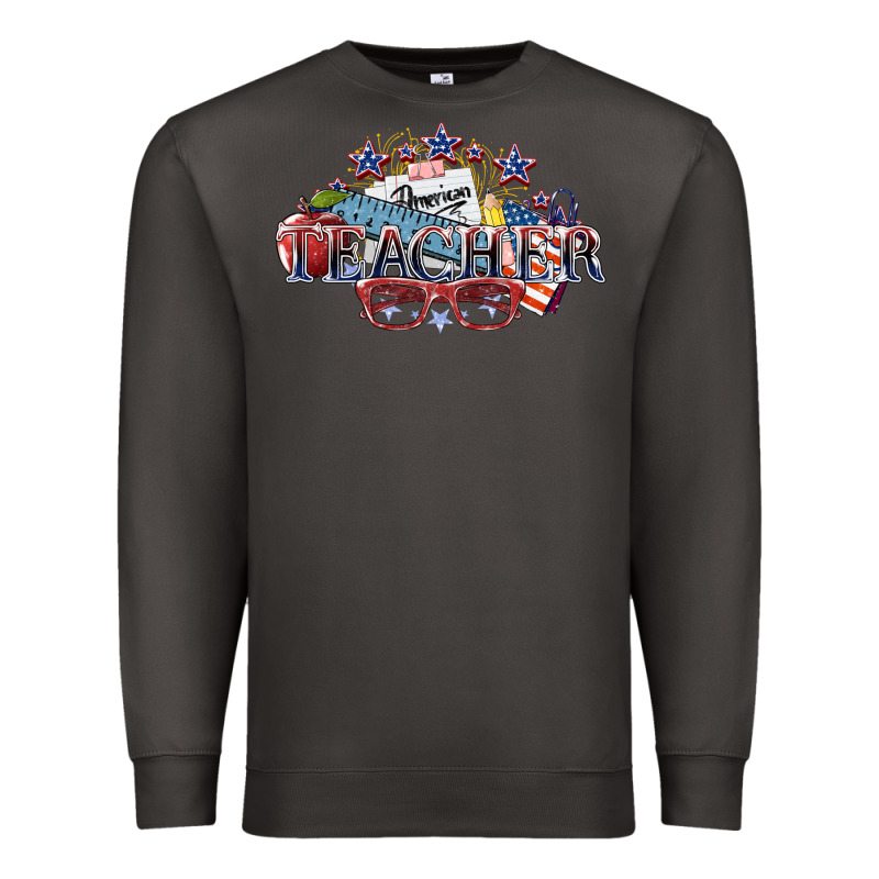 American Teacher Premium Sweatshirt by NancyCooperArtShop | Teevron