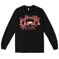 Black mom of both messy bun Long Sleeve Tee - Zillion Design Studio
