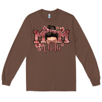 Chestnut mom of both messy bun Long Sleeve Tee - Zillion Design Studio