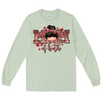 Matcha mom of both messy bun Long Sleeve Tee - Zillion Design Studio