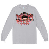 Moon Dust mom of both messy bun Long Sleeve Tee - Zillion Design Studio