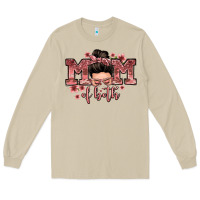 Mushroom mom of both messy bun Long Sleeve Tee - Zillion Design Studio