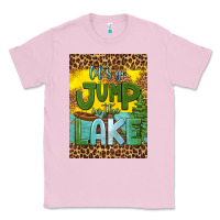 Bubblegum Pink let's go jump in the lake air freshener Classic Tee - HRA Design Shop