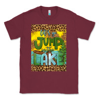 Burgundy let's go jump in the lake air freshener Classic Tee - HRA Design Shop