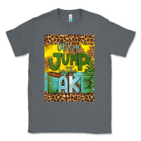 Charcoal Heather let's go jump in the lake air freshener Classic Tee - HRA Design Shop