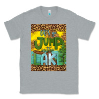 Heather Grey let's go jump in the lake air freshener Classic Tee - HRA Design Shop