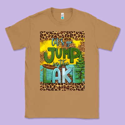 Let's Go Jump In The Lake Air Freshener Classic Tee Designed By Hra Design Shop