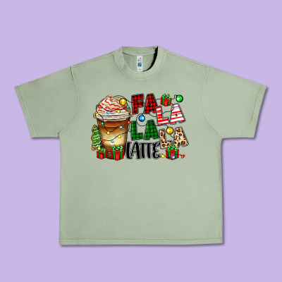 Urban Heavy Tee fa la la la latte