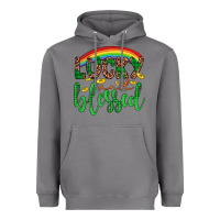 Storm Western St. Patrick's Rainbow Lucky And Blessed Heavyweight Hoodie - Artiststas