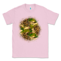 Bubblegum Pink camouflage and leopard patch Classic Tee - BundleAndBundleShop