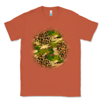 Copper camouflage and leopard patch Classic Tee - BundleAndBundleShop