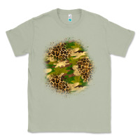 Matcha camouflage and leopard patch Classic Tee - BundleAndBundleShop