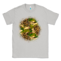 Moon Dust camouflage and leopard patch Classic Tee - BundleAndBundleShop