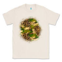 Natural camouflage and leopard patch Classic Tee - BundleAndBundleShop