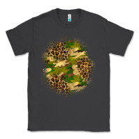 Smoke camouflage and leopard patch Classic Tee - BundleAndBundleShop