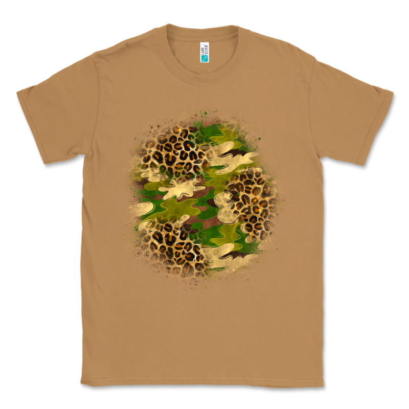 Camouflage And Leopard Patch Classic Tee by BundleAndBundleShop | Teevron