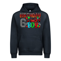 Navy birthday boy 6 Urban Hoodie - BundleAndBundleShop