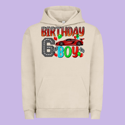 Birthday Boy 6 Urban Hoodie Designed By Bundleandbundleshop