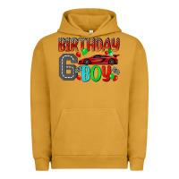 Pigment Peanut Butter birthday boy 6 Urban Hoodie - BundleAndBundleShop