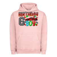 Pigment Salmon birthday boy 6 Urban Hoodie - BundleAndBundleShop