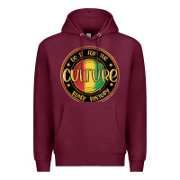Burgundy do it for the culture black history Premium Hoodie - MaliasSmallBusiness